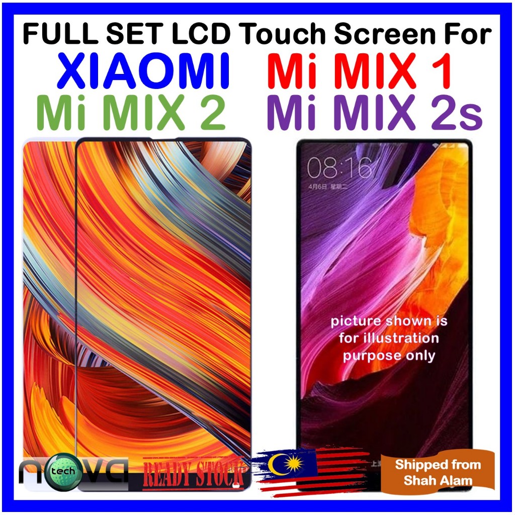 ORIGINAL Full Set LCD Screen Fit For XIAOMI Mi MIX / XIAOMI Mi MIX 2 ...