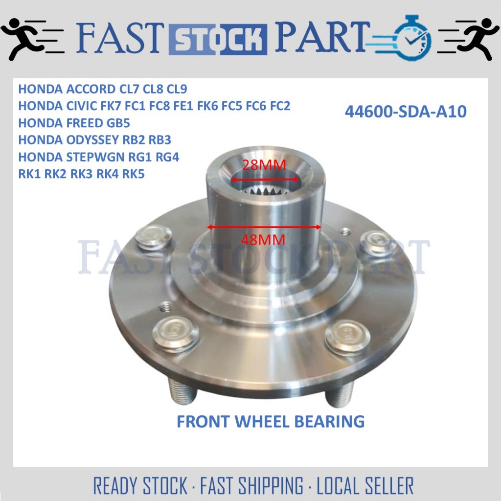 Ступица перед HONDA ACCORD CL7/8/9,CM1/2/3; ODYSSEY RB1/2; INSPIRE UC1, CIVIC 07- (c ABS)