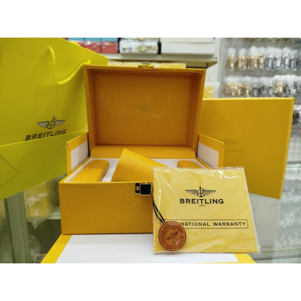 Original box BREITLING for watches complete set | Shopee Malaysia