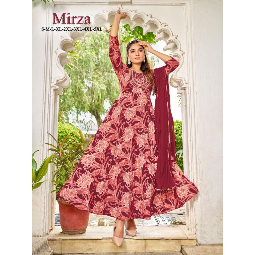 chinese dress ladies Ethnic Embroidered & Tie - Dyed Maxi Dress main image 0