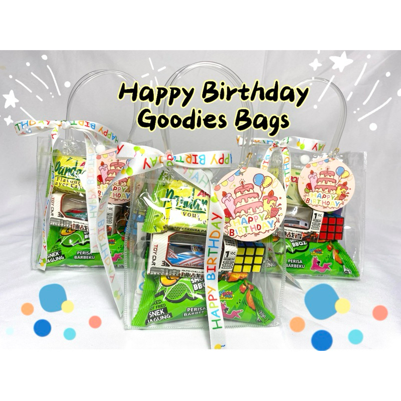 Ready Stock Birthday Goodies Bag for Kids Set D Shopee Malaysia