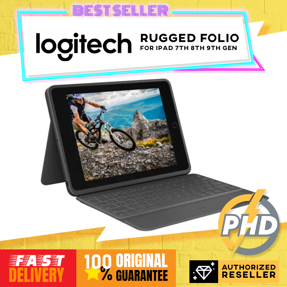 Logitech Rugged Folio – iPad 7th,8th, & 9th Generation, Protective ...