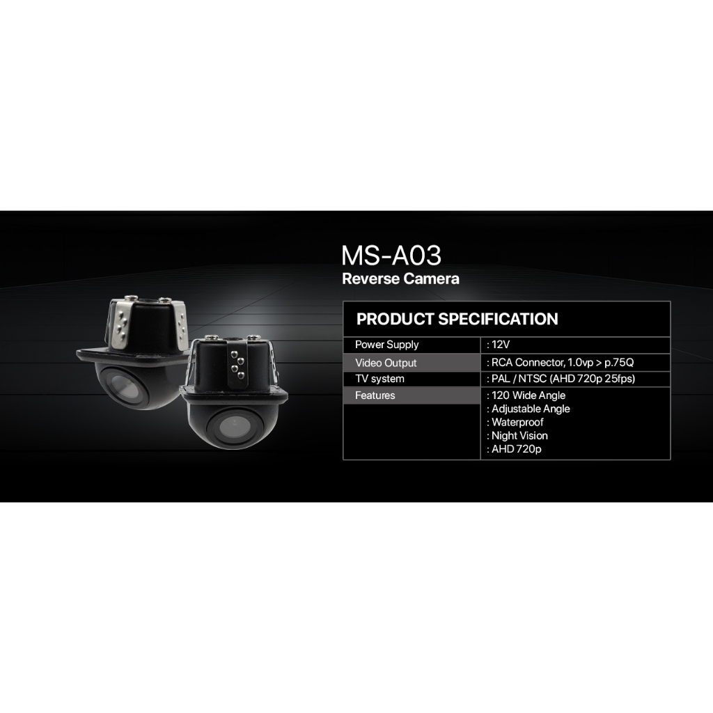 MOHAWK MS-A03 REVERSE CAMERA | Shopee Malaysia
