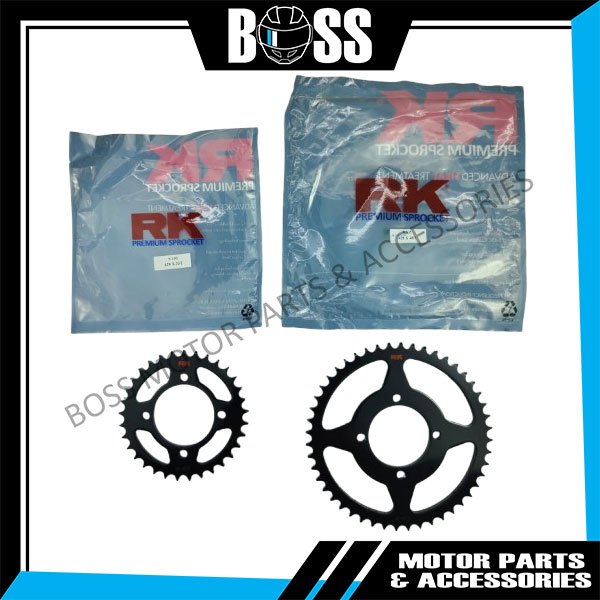 [RK] 428 TAMASHI BLACK YAMAHA Y100 Y110 Y125Z LC135 RXZ Rear Sprocket ...