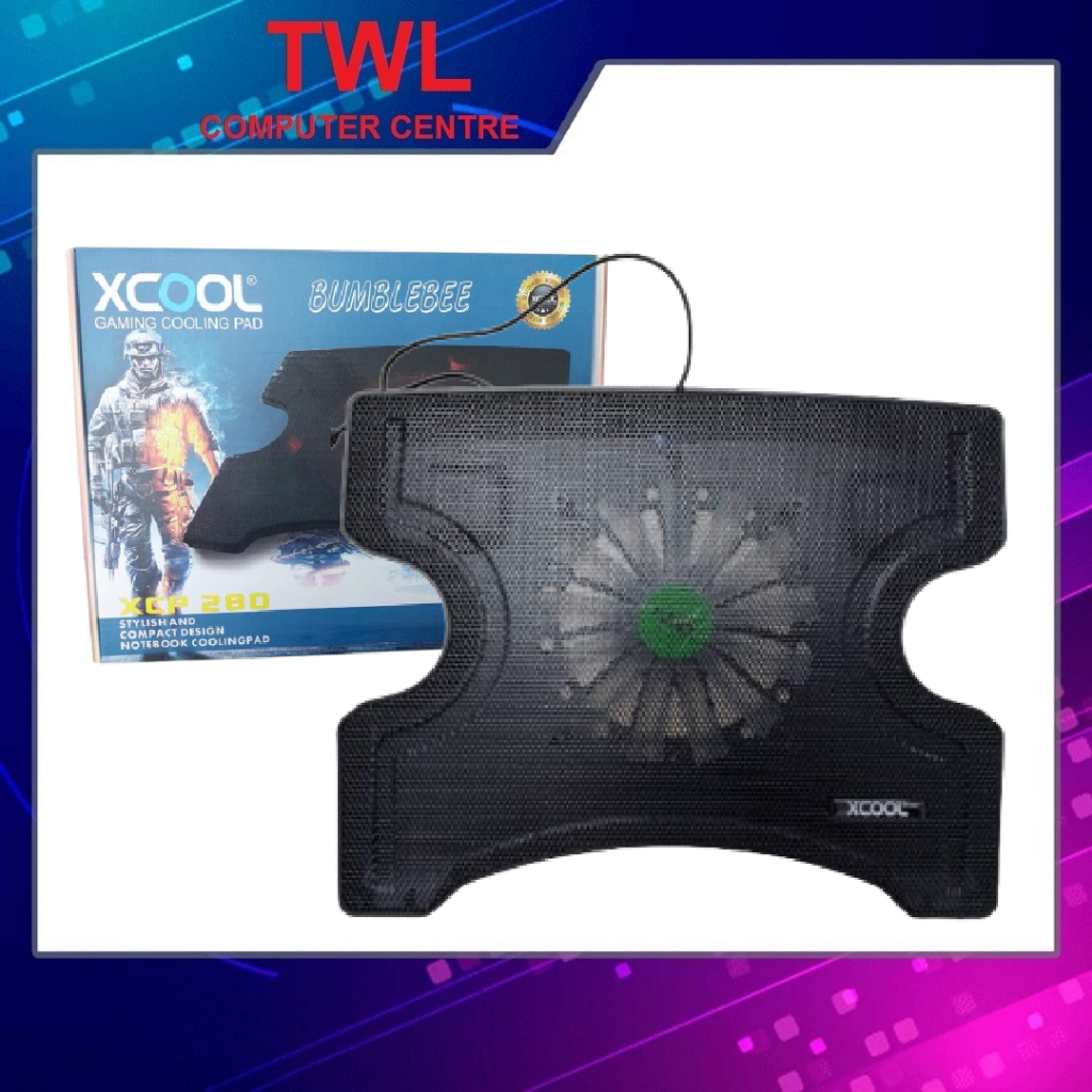 XCOOL gaming cooling pad/low noise XCP280 (1Y WARRANTY) | Shopee Malaysia