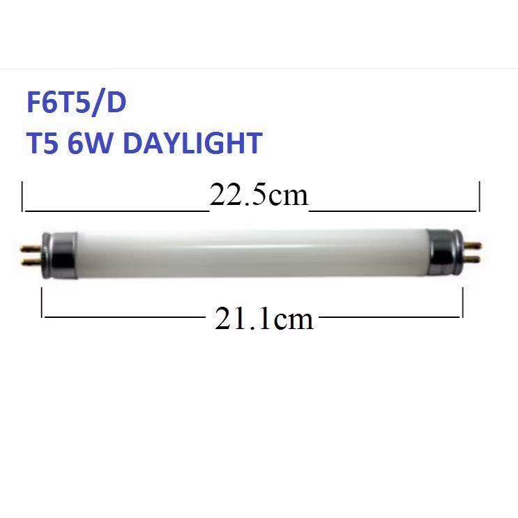 F6T5/D T5 6W Daylight Fluorescent Tube | Shopee Malaysia