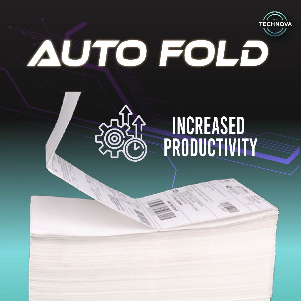 【Stack 500pcs】A6 Fold Thermal Sticker 100x150mm AWB Shipping Label Air ...