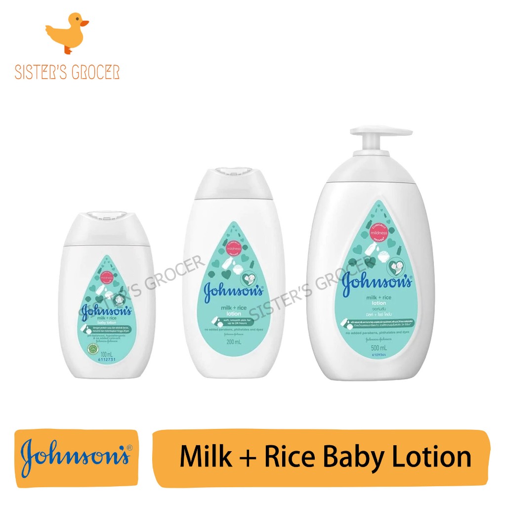 Johnson's® Milk + Rice Baby Lotion | Shopee Malaysia