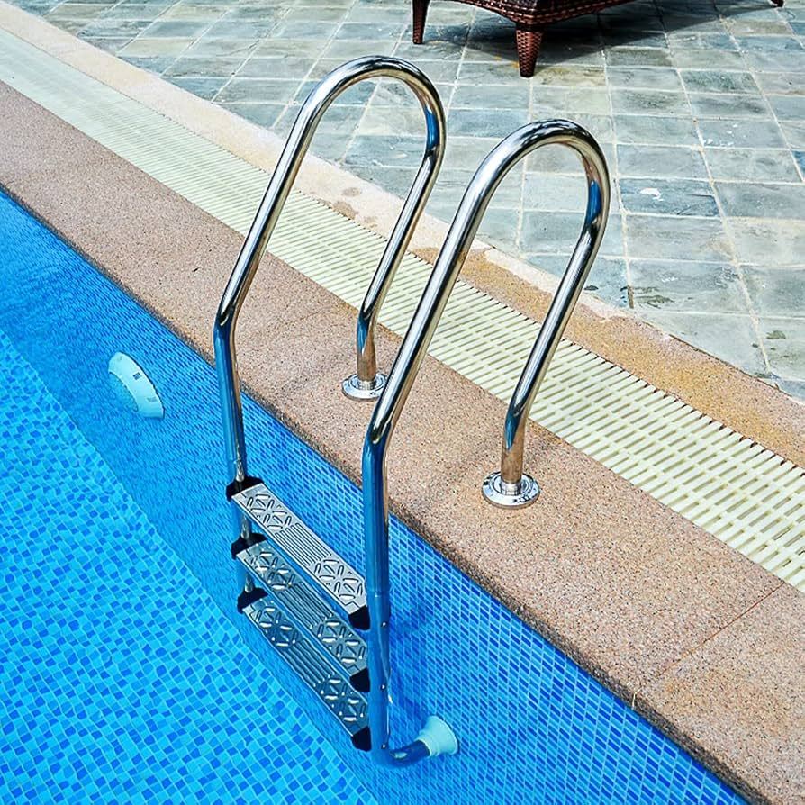 304 Stainless Steel Swimming Pool 3 Steps Ladder SF-315 Tangga Kolam ...