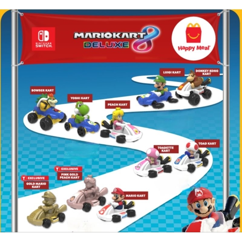 Mario Kart Deluxe Happy Meal Toys Shopee Malaysia My 11134207 7rasd