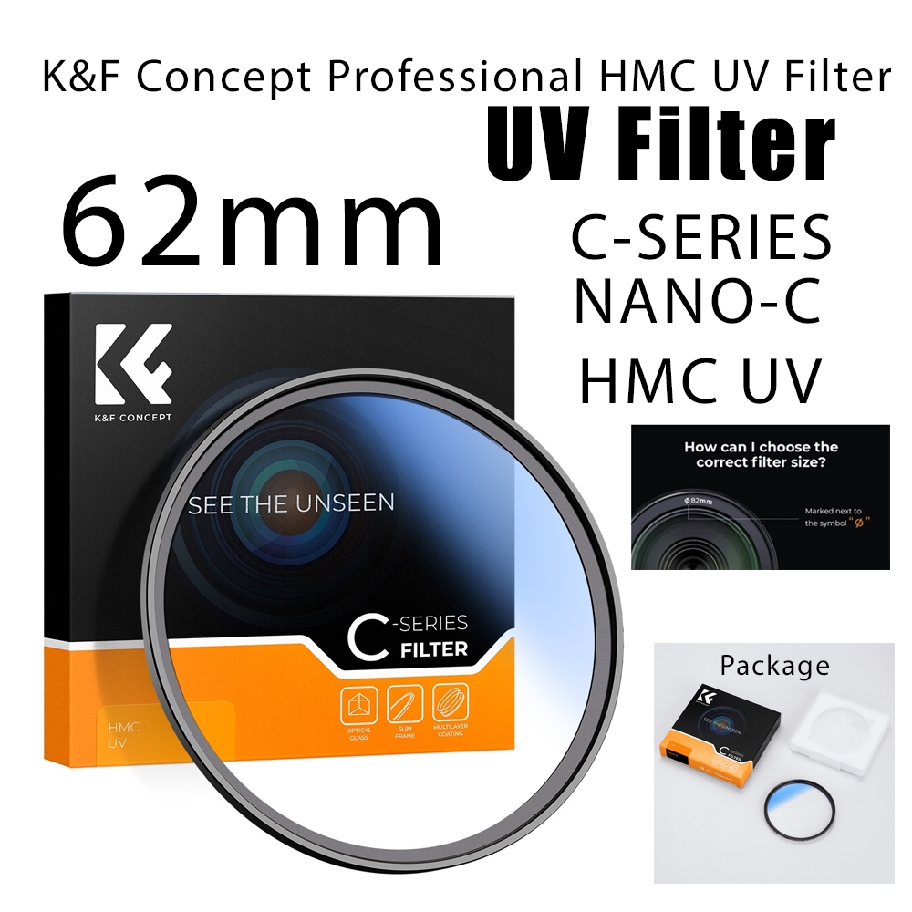 K&F Concept 67 Agnetic UV Filter Ultra Sli Optic Glass Ulti Coated Ultraviolet Protection - View #6