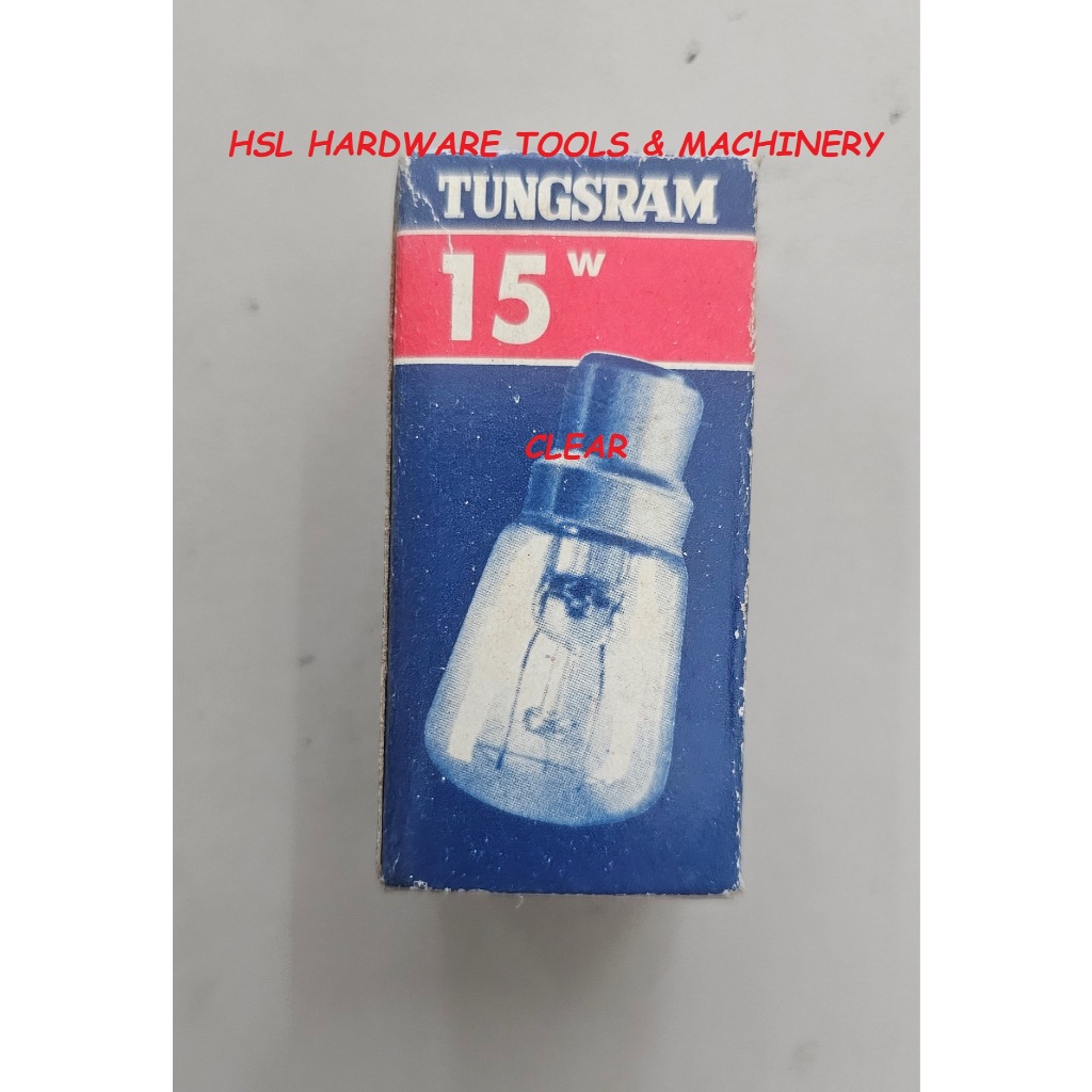 15W TUNGSRAM BULB (B22) 240V (PIN TYPE) | Shopee Malaysia
