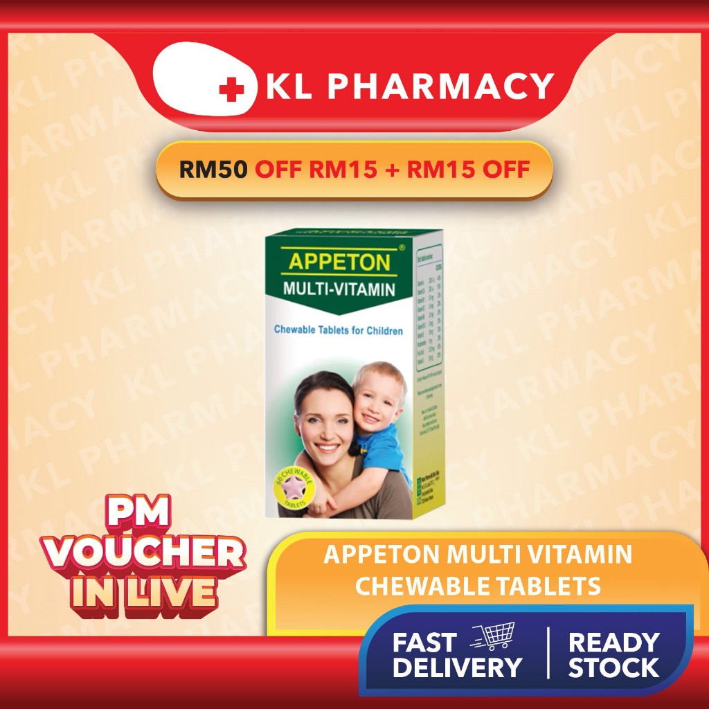 Appeton Multi-Vitamin Chewable 60's | Shopee Malaysia