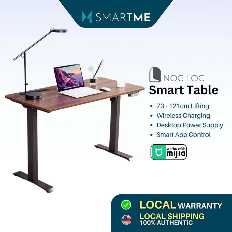 Xiaomi Mijia APP Noc Loc Smart Table Lifting Desk + Wireless Charging ...