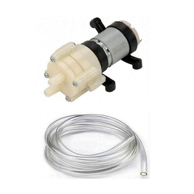 R385 DC 12V Pneumatic Diaphragm Water Pump 385 Motor Watering System ...