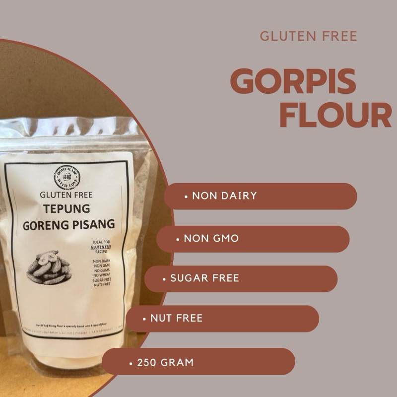 Gluten Free Tepung Goreng Pisang Keledek Kentang Ubi kayu Cempedak
