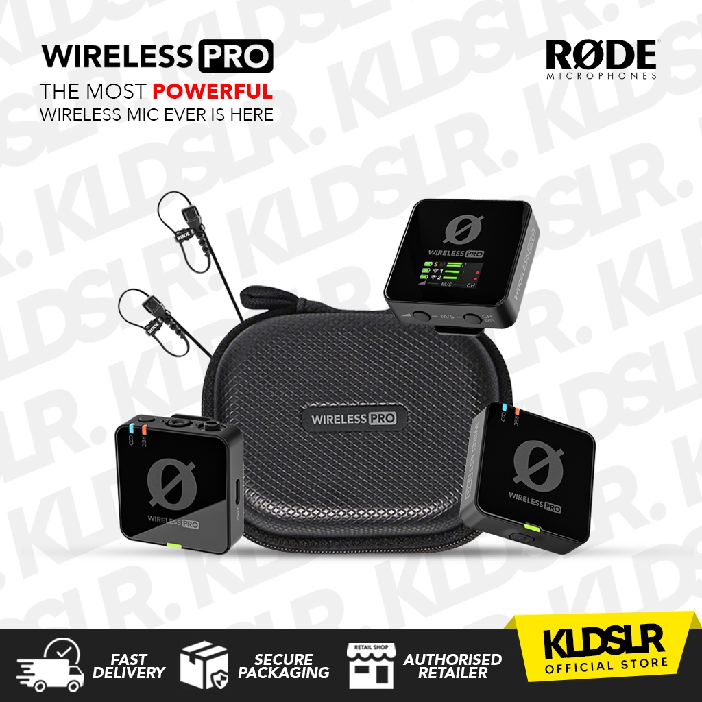 (READY STOCK) RODE Wireless PRO 2-Person Clip-On Wireless Microphone ...