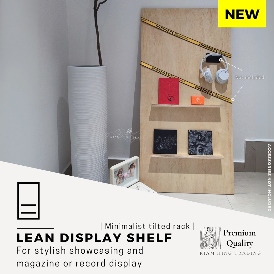 Lean Display Shelf | Wooden display board | DIY cafe menu stand | album ...