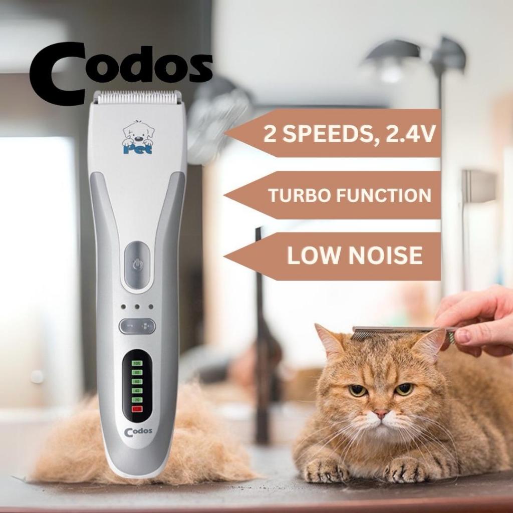 CODOS CP8100 Original Rechargeable Pet Clipper / Shaver (2speed) Pet ...