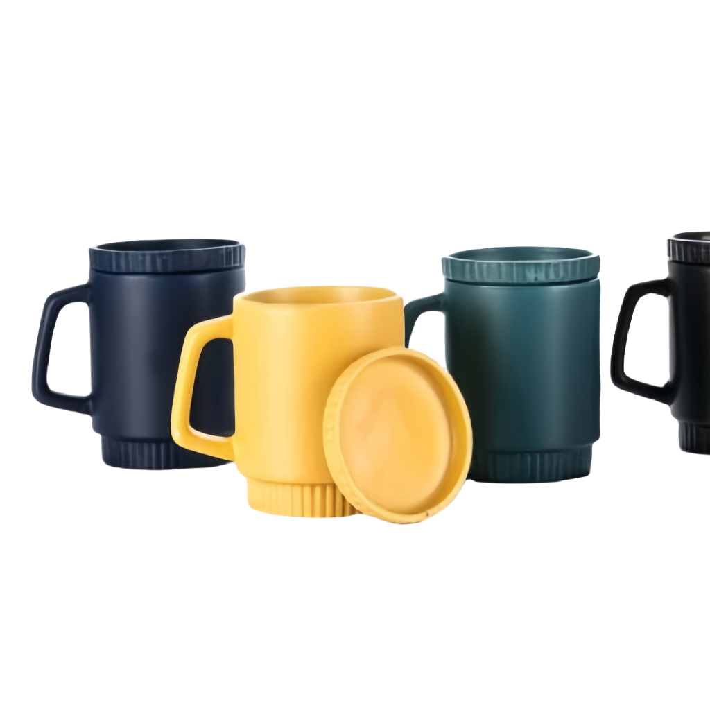 【BOSS & Bos's】TOP POINT 20oz Ceramic Jumbo Mug With Multipurpose Cover ...