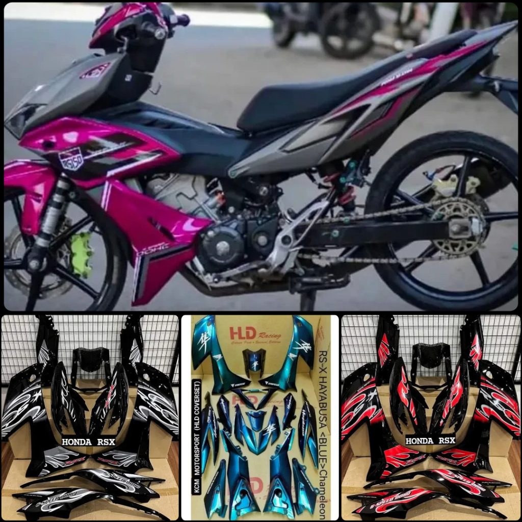 COVERSET HONDA RS-X / RS150X / RSX stiker siap tampal | Shopee Malaysia