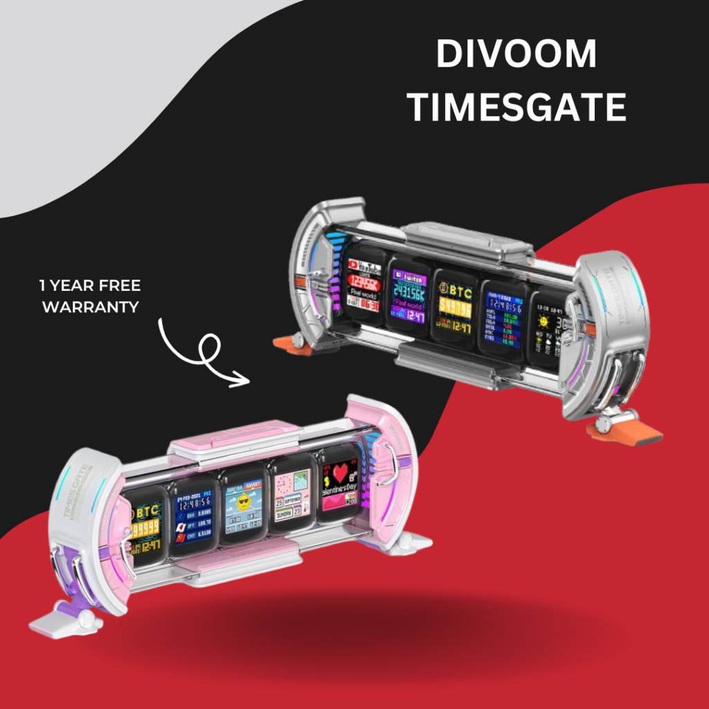 Divoom Time Gate Pixel Art Display Creation Multi Functional Social ...
