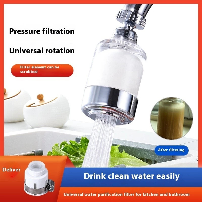 M'sia Stock - Faucet Filter Extension Extension Splash-proof Head ...