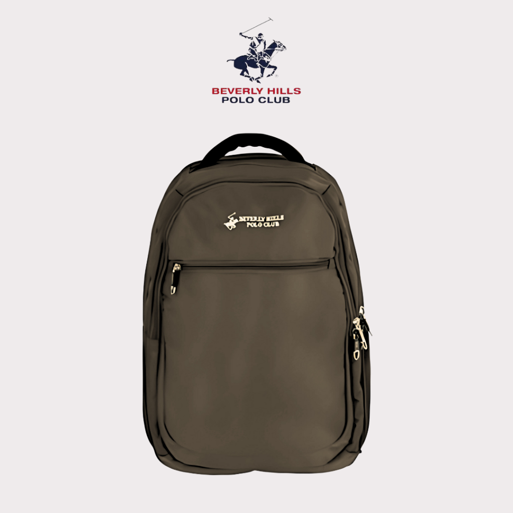beverly hills polo club laptop backpack Closeout Black and White Multi Compartment Bac Lazada Beverly Hills Polo Club