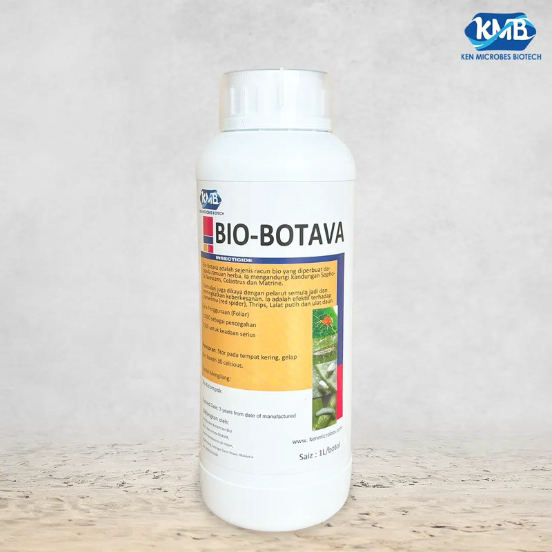 Botol 1ltr BIO-BOTAVA Ken Microbes Biotech Bio Organik Kawalan Serangga ...