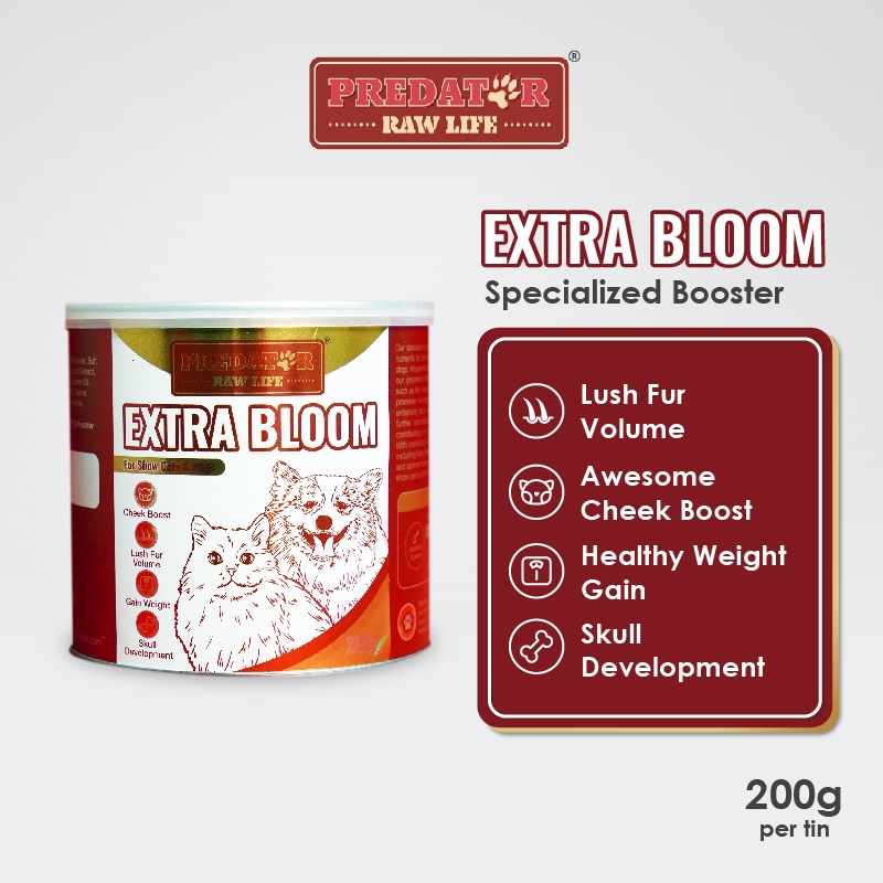 Predator Raw Life Extra Bloom Cat Dog Gain Weight Muscle Collagen Fish ...
