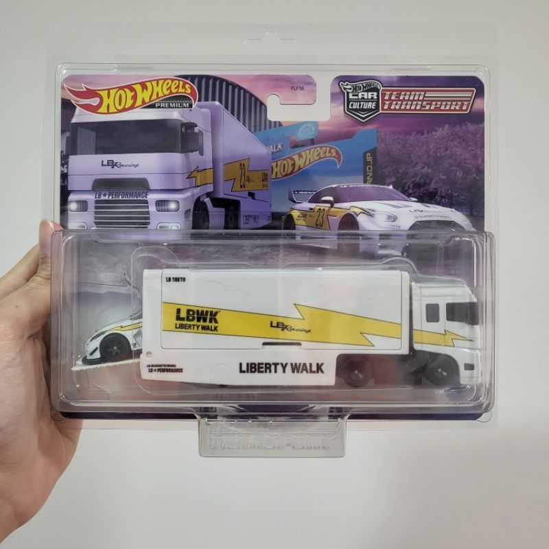 Hotwheels Team Transport LBWK R35 GT-RR SILHOUETTE GT FLIPSIDER HAULER ...