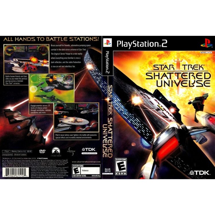 Jeu Star Trek Shattered Universe - Version Française PAL Pour PS2 - Occasion Bon état