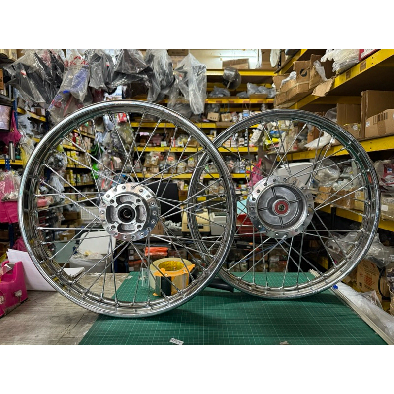 RIM FULL CHROME SET 1.40/17 / 1.40/18 / 1.60/18 LC135 Ex5 Dream Rxz ...