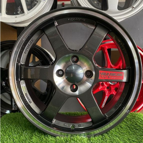 Volk Rays TE37(CM) 16 Inch 7JJ 4H100MM ET38 Gunmetal | Shopee Malaysia