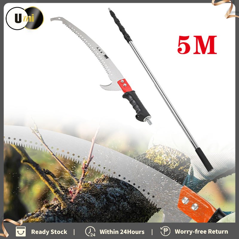 22.8′ Tree Trimmer High Branch Pruning Saw Heavy Duty gergaji kayu ...