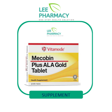 VITAMODE MECOBIN PLUS ALA GOLD TABLET 30's [NERVE PAIN] | Shopee Malaysia