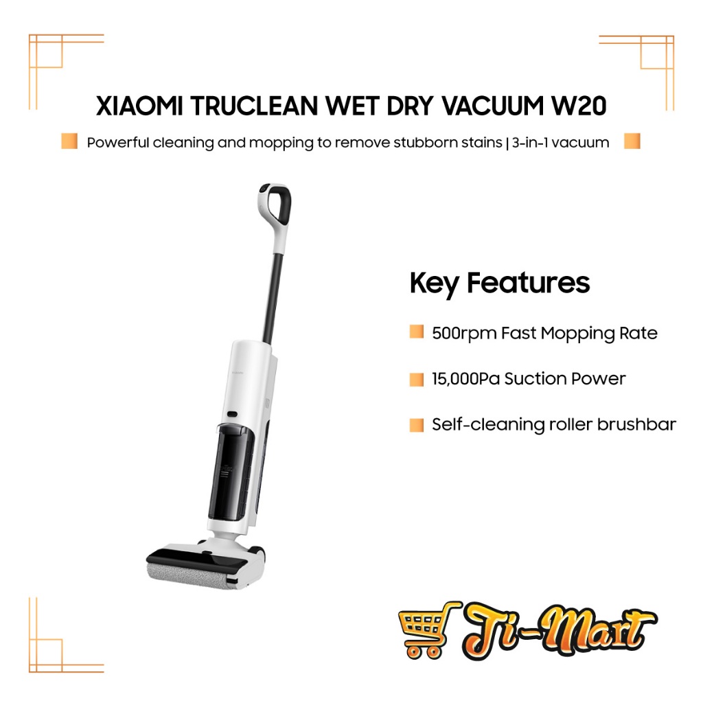 [NEW] Xiaomi Truclean W20 Wet Dry Vacuum Cleaner [15000pa power / 3in1 ...