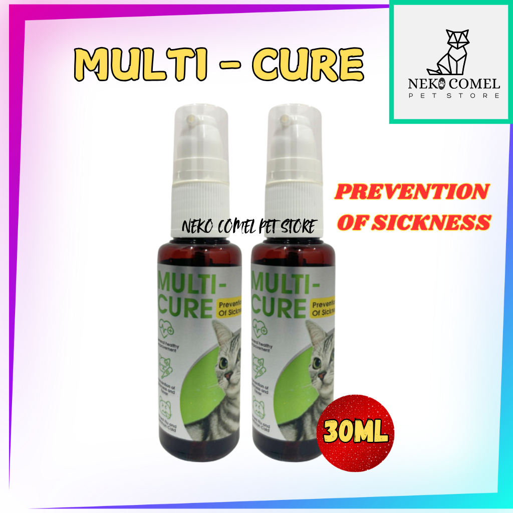 Multi-Cure Prevention of Sickness Liquid / Ubat Selsema for Cat - 30ML ...