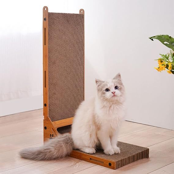L-shaped Cat Scraper Scratching Board for Cats Grinding Claw Climbing ...