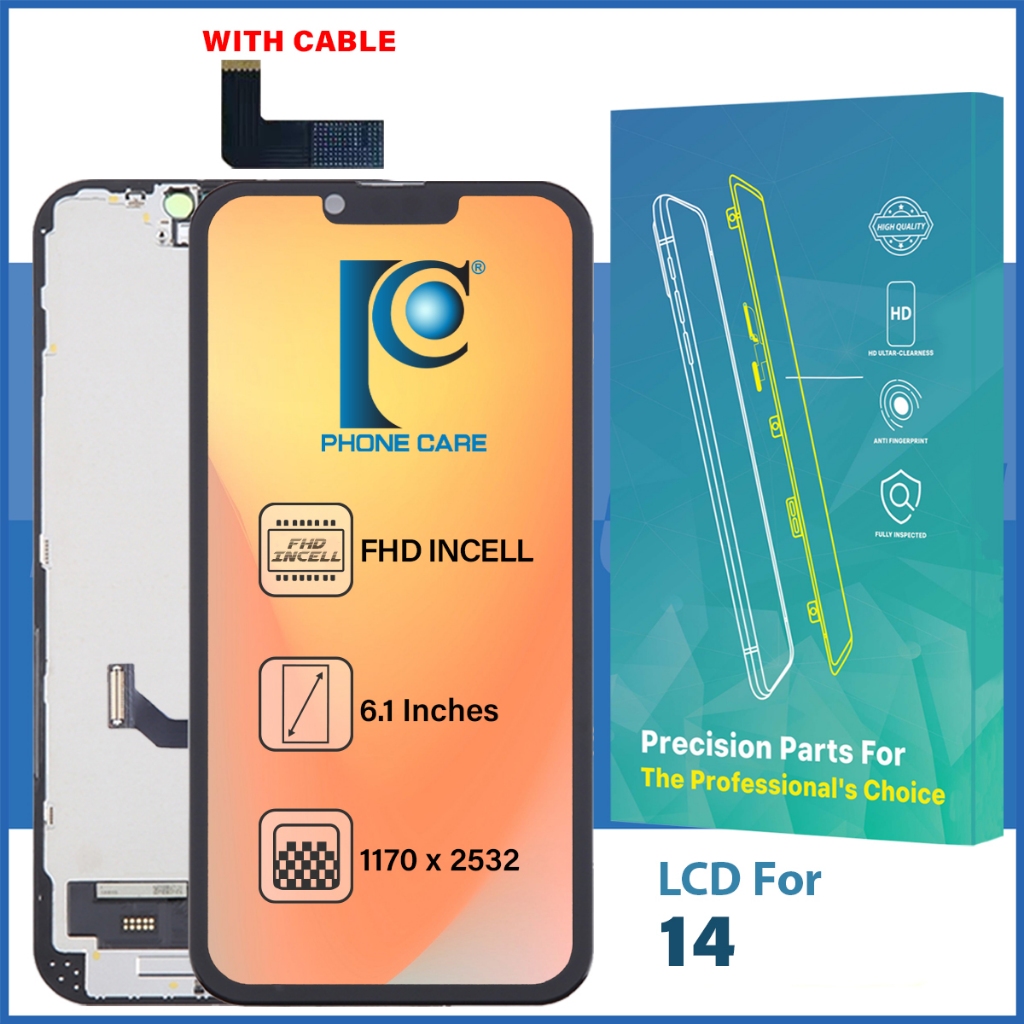 Lcd Compatible For IP 14 (With Touch Screen Display) | Shopee Malaysia