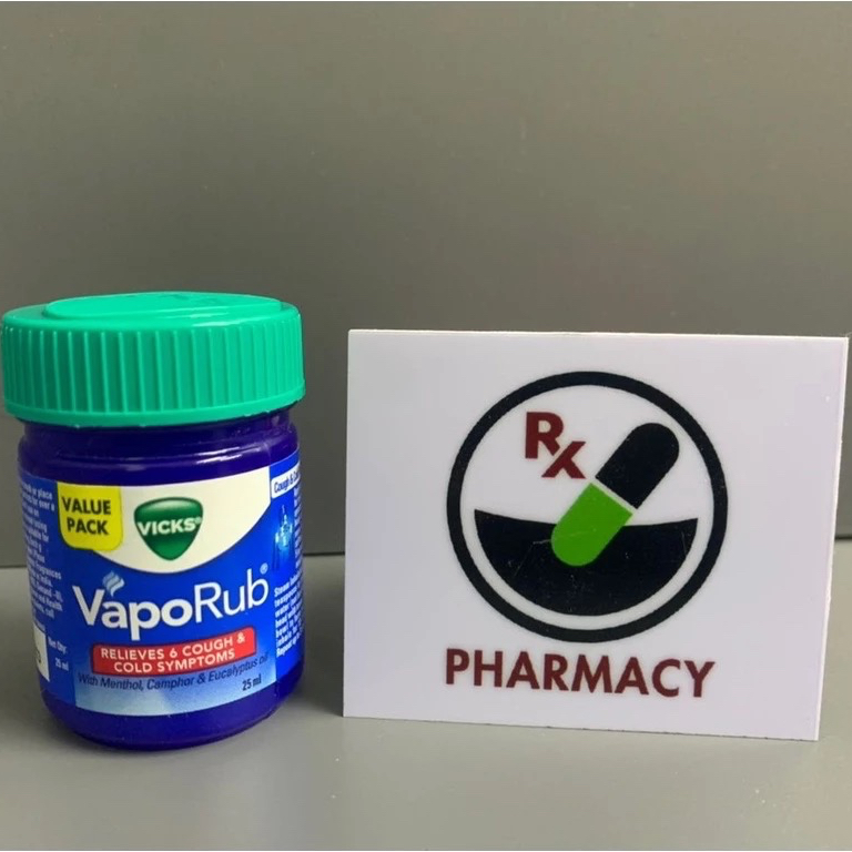 Vicks Vaporub 25g 25ml Xtra Strong Vick Rub Nose Block VAPORISING ...
