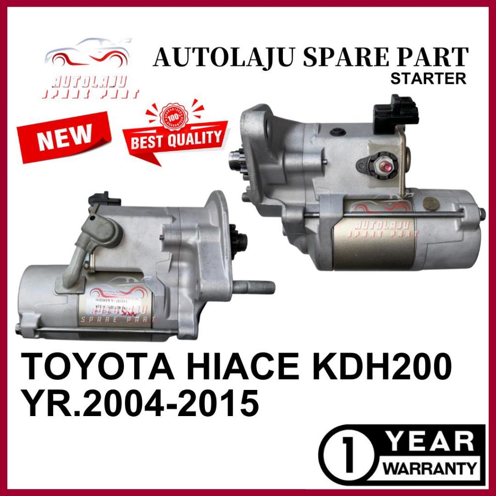 TOYOTA HIACE KDH200 (2004-2015) STARTER HIGH QUALITY 1 YEAR WARRANTY ...