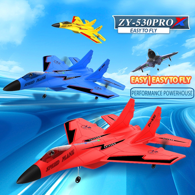 2024 Upgraded ZY-530porX Remote Control Airplane, 2.4 GHz RC Glider Jet ...