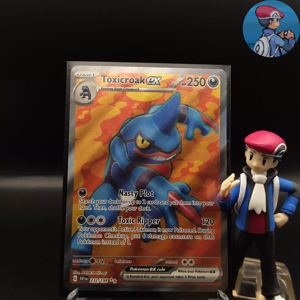 Toxicroak ex - 232/198 - Full Art - Scarlet & Violet (Base Set ...