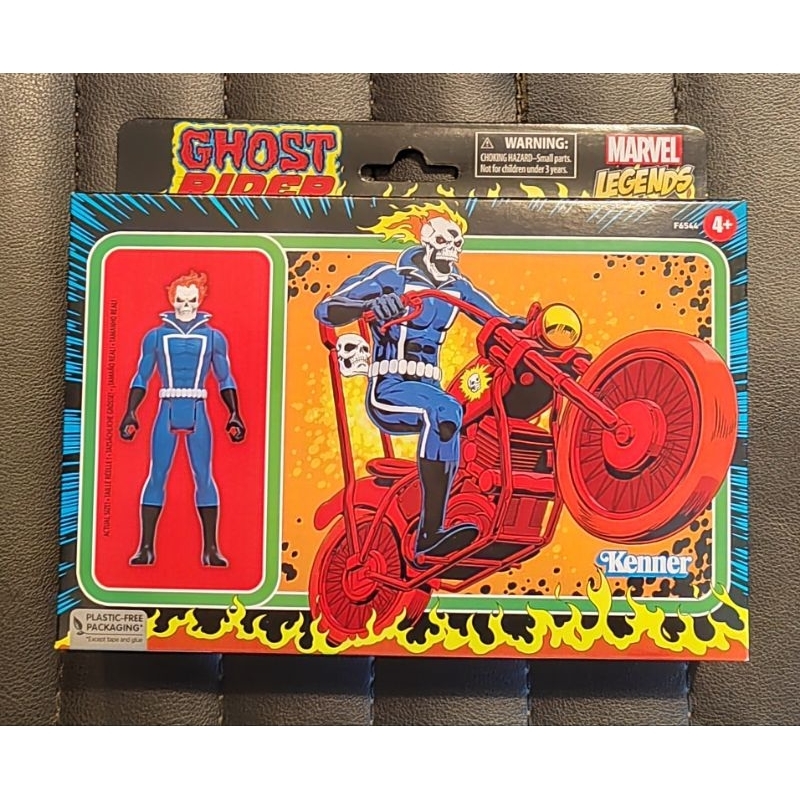 Hasbro Marvel Legends Series Retro 375 Collection Ghost Rider Action ...