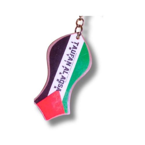 Keychain Capal Bendera Palestin Merdeka Taufan Al-Aqsa Ready Stock by ...