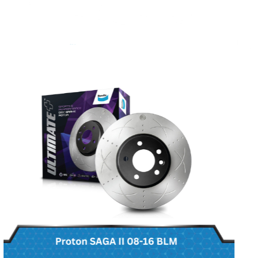 PROTON SAGA BLM FLX SAGA NEW 2016 FRONT BRAKE DISC ROTOR / ULTIMATE ...