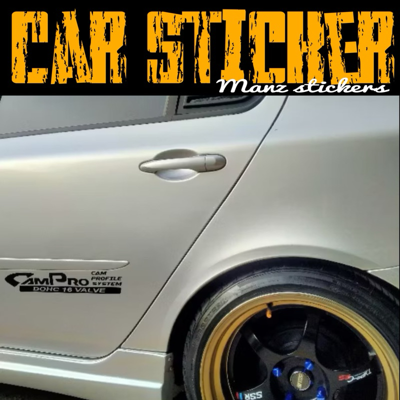CAMPRO DOHC 16 VALVE / CAR STICKER PROTON | Shopee Malaysia