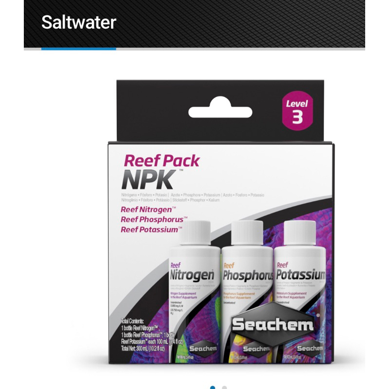 Reef Pack™NPK Includes Reef Nitrogen™, Reef Phosphorus™, and Reef ...
