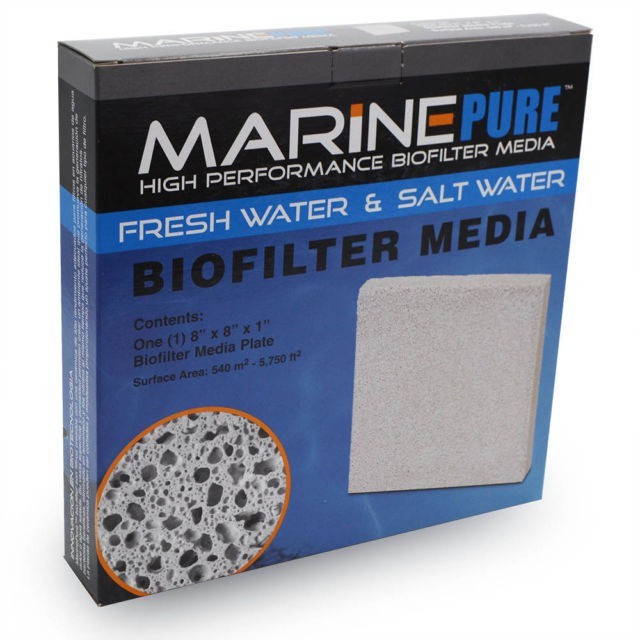 Marine Pure - Biofilter Media Plate 8” X 8” X 1” | Highly Porous ...